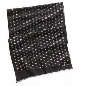 Ralph Lauren Polo - Elephant Graphic Fringe Rectangle Scarf